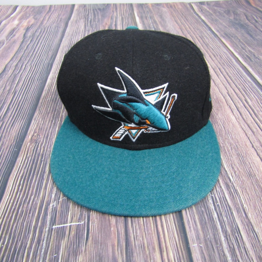 New‎ Era 59FIFTY San Jose Sharks Fitted Hat 7 1/8 NHL Hockey Cap